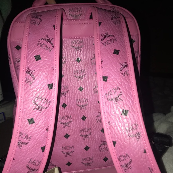 MCM Pink Backpack - Authentic main image 0